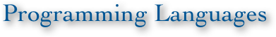 Programming Languages